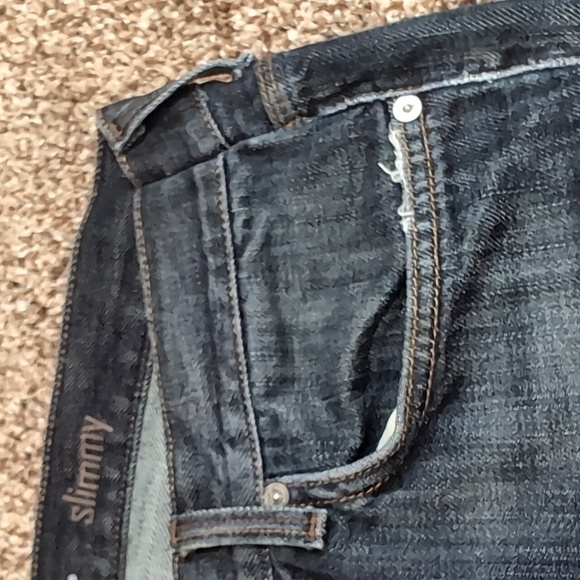 7 For all Mankind Men's Slimmy Jeans Size 36x29 - Picture 4 of 14